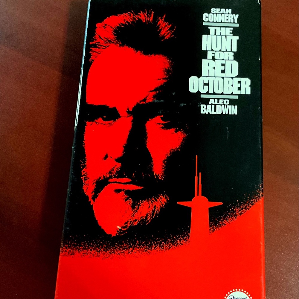 The Hunt for Red October VHS movie format
